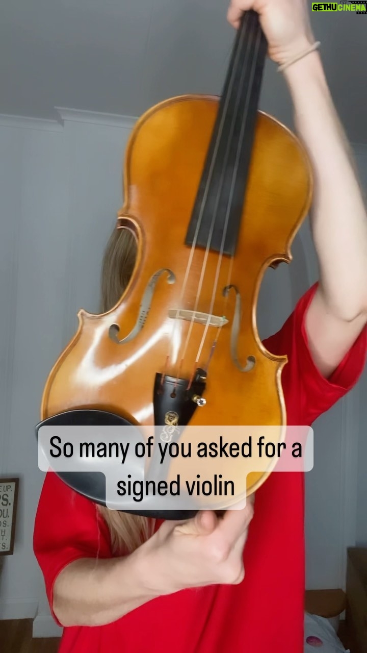 Lindsey Stirling Instagram - Violins are back in stock and now you can get them signed. LindseyStirlingMerch.com