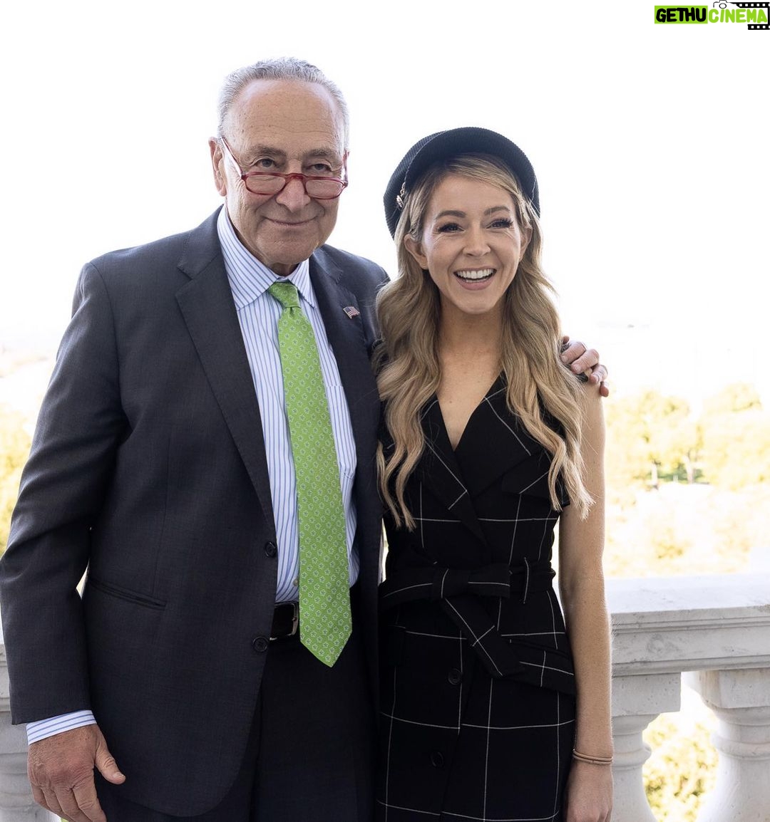 Lindsey Stirling Instagram - I had the amazing opportunity to go to congress with @loveloudfest to advocate for LGBTQ+ rights. I was there to listen and learn and support. More than anything else, I believe in loving people.