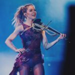 Lindsey Stirling Instagram – Audience facing expression Vs. The away facing/ deep breath expression.