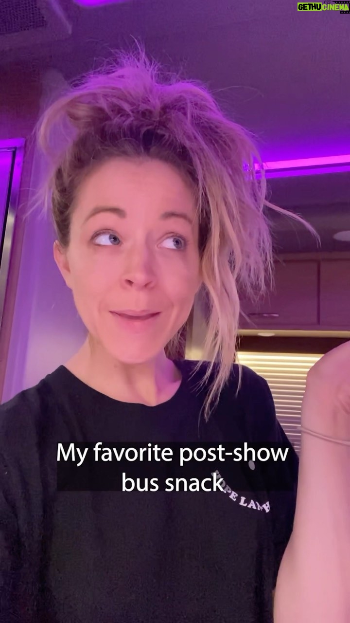 Lindsey Stirling Instagram - With 6 women on one bus #girldinner is strong on the LS tour