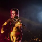 Lindsey Stirling Instagram – Audience facing expression Vs. The away facing/ deep breath expression.