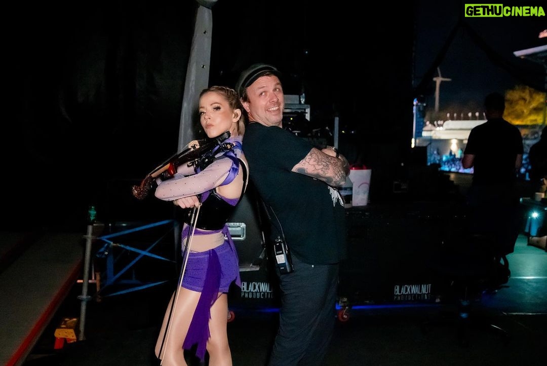Lindsey Stirling Instagram - The camera just gravitates to @erichjackson and I. More where this came from. 📸 @itsalexlyon