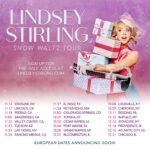 Lindsey Stirling Instagram - Fresh new dates coming in hot like Christmas in August! Get pre-sale access at lindseystirling.com for tix and VIP packages beginning tomorrow (8/22) before tickets go on sale this Friday (8/25)!