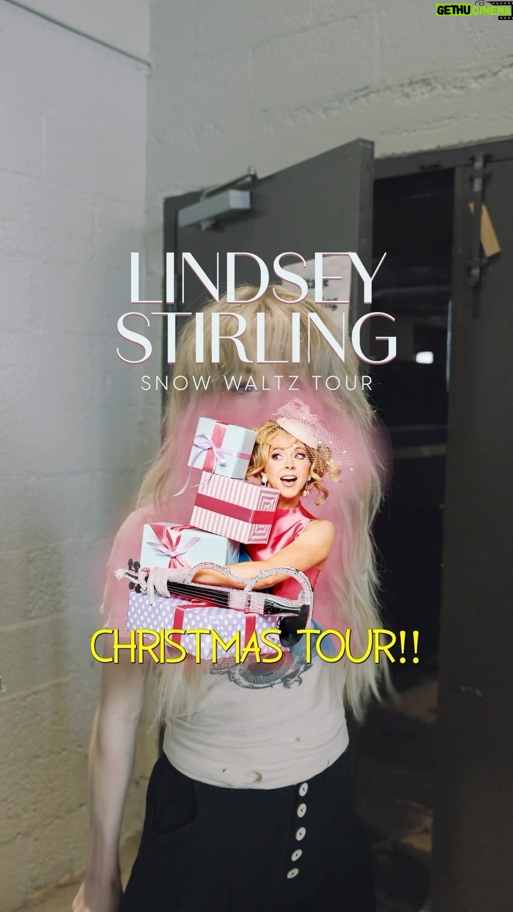 Lindsey Stirling Instagram - It’s an (early) Christmas miracle - the 2023 Snow Waltz Tour is ON! Sign up for pre-sale access at lindseystirling.com to grab tickets before they’re available to the public this Friday (8/25) at 10am local!