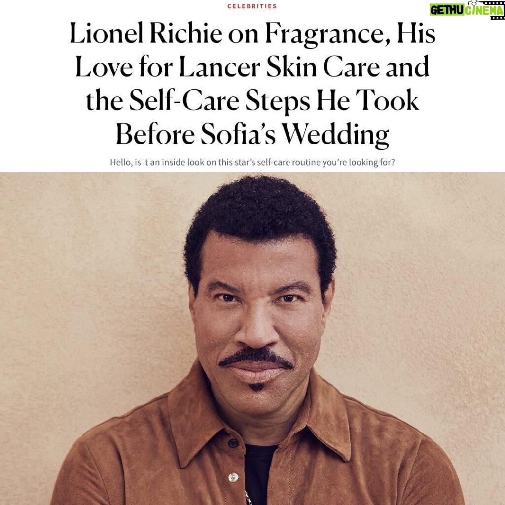 Lionel Richie Instagram - @lionelrichie's new signature fragrance, Easy Like Sunday Morning, just launched at @HSN and—you guessed it—the fresh and cozy sugared-musk and sandalwood scent “celebrates a perfect morning.” Tap the #linkinbio, where we recently caught up with Richie, who shared how his songs connect to the formulas he creates, and what self-care looks like to him.⁠ ⁠ Written by: @liz.ritter #lionelrichie #fragrances #sandelwood #homefragrance #homefragrances #hsn #lionelrichiehome