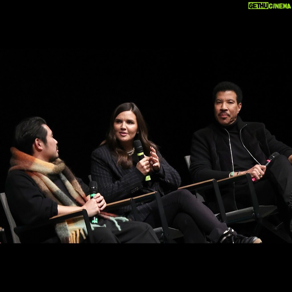 Lionel Richie Instagram - Here we go β¦! Lights, camera, Sundance! π₯ THE GREATEST NIGHT IN POP @sundanceorg Director Bao Nguyen Producer Julia Nottingham Producer Bruce Eskowitz Producer Lionel Richie Sundance BTS in @rickowensonline x @moncler puffer, @ragandbone jeans, @rickowensonline boots and @oliverpeoples sunglasses #styledbydavethomas #sundance