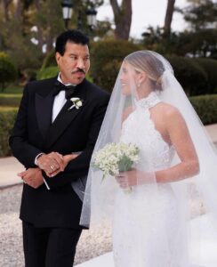 Lionel Richie Instagram - My little girl is all grown up and starting her own journey with the love of her life. You'll always be my little bird, but I'm so proud of the woman you've become. Endless Love to you and Elliot. 🤍 @sofiarichiegrainge @elliotgrainge 📷 @germanlarkin