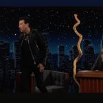 Lionel Richie Instagram - Jimmy scares @LionelRichie with a fake snake! 🐍😂