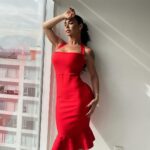 Lis Vega Instagram - ❤️‍🔥 believe in the magic of your destiny 🌅 #loveintheair 💫 #loveyourself ♾️ #happyweekend 💋 @theeleganttouchboutique #boutique #denver ♥️ #womansstyle #red #love #life