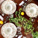 Lisa Haydon Instagram – Summer Saturdays🍋🌱☀️ Love setting a table to have friends over after 4 months of quarantine.. with our social distancing bans slowing lifting. 
This @themiszc table set is handmade in Greece by local artisans. Now more than ever, our spending choices can help support conscious businesses that strive to fulfil orders and give back in spite of crisis. Hong Kong
