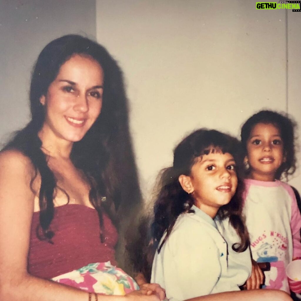 Lisa Haydon Instagram - A photo of my mom with me and my big sis.. She truly walked the talk and was the best example of selfless love and giving to everyone she knew. A few months after she passed away I got pregnant with our son.. And had a dream his name was Zack. When we looked up the meaning it said ‘God has remembered’ ❤️