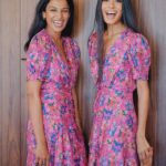 Lisa Haydon Instagram - 👯‍♀️with @saloniofficial for #SALONIxVictoriaTang lunch and launch. Congrats ladies ! 🌸 Wearing 👗 by @victoiatangstudio x @saloniofficial @victoriatang @salonilodha Hong Kong