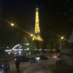 Lisa Kudrow Instagram - The top of my head and the Eiffel Tower. Most beautiful city in the world and the world agrees.