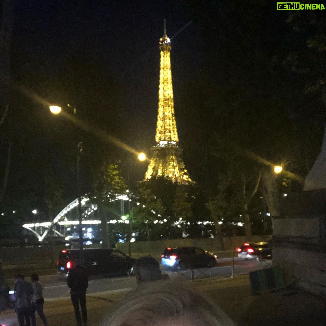 Lisa Kudrow Instagram - The top of my head and the Eiffel Tower. Most beautiful city in the world and the world agrees.