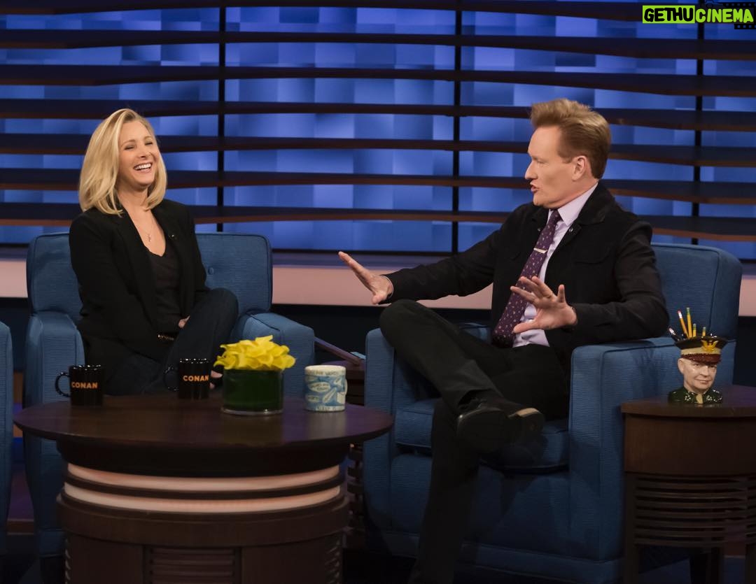 Lisa Kudrow Instagram - On Conan talking about #booksmart gambling and getting hurt