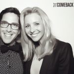 Lisa Kudrow Instagram - #TBT The Comeback wrap party w/ @danbucatinsky! 🙏