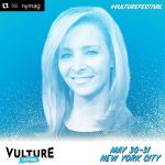 Lisa Kudrow Instagram - Come see! May 31st in NY! ・・・ Just announced: @lisakudrow at @vulturefestival! She'll be talking with Vulture TV critic Matt Zoller Seitz about her character Valerie Cherish on The Comeback and Friends, 20 years on. Tickets on sale now. https://www.eventbrite.com/e/vulture-festival-lisa-kudrow-tickets-16667261227 #VultureFestival @nymag