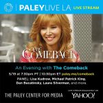 Lisa Kudrow Instagram – TOMORROW! We’ve got a @PaleyCenter panel for #TheComeback, livestreaming on Yahoo Screen http://paley.me/comeback #PaleyLive