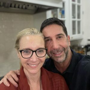 Lisa Kudrow Instagram - Tonight….That’s how long we waited to get together. 
Thanks @_schwim_