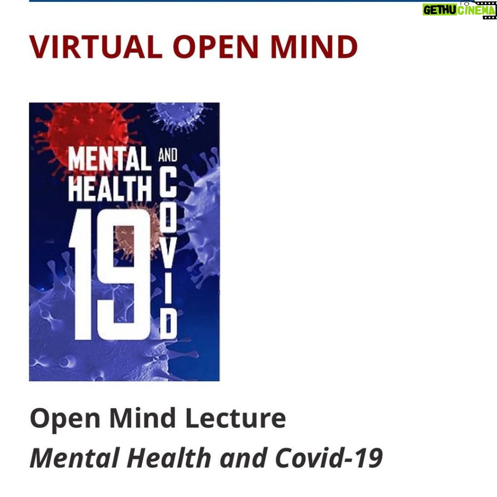 Lisa Kudrow Instagram - REAL #mentalhealth help. website is in my bio watch free lectures/programs @uclafriendsofsemel see a panel discussion on #COVID-19 and mental health around many important issues #openmind /#WOW #rnhboa