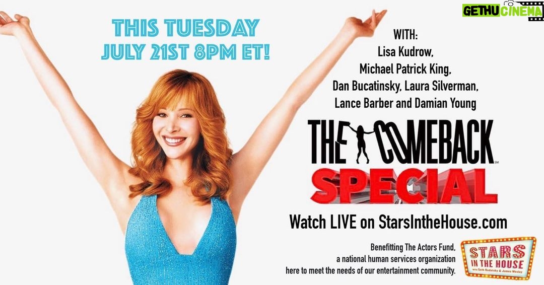 Lisa Kudrow Instagram - This will be fun tonight.