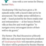 Lisa Vanderpump Instagram - Ahhhh it’s coming ! #VanderpumpVilla @hollywoodreporter