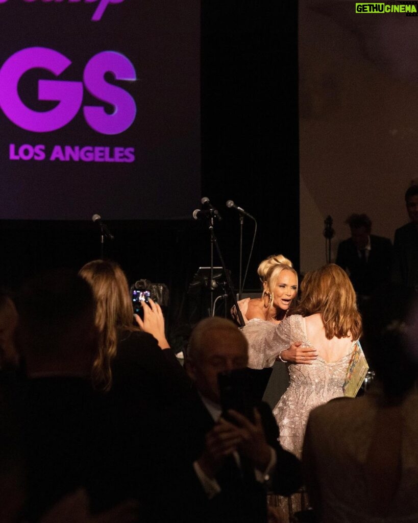 Lisa Vanderpump Instagram - We were all absolutely, totally in awe of your talent and graciousness @kchenoweth at our @vanderpumpdogs Gala on Thursday evening. You made the evening truly magical and we are so thankful for your support and your dedication to helping our furry friends. I love your new book about rescue “What Will I Do With My Love Today?” and it’s accompanying song! You truly made our night! #VanderpumpDogsGala2023 📸@mccallmediamanagement @nikkiryanphotography