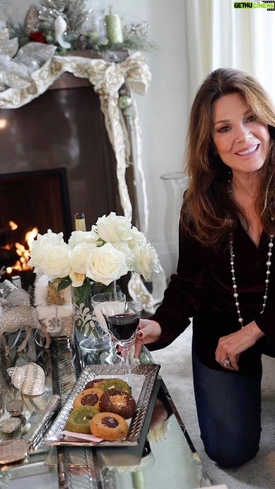 Lisa Vanderpump Instagram - Make sure to have something delicious waiting for Santa … he deserves it! Can’t go wrong with Cabernet… especially when paired with some delicious cookies from @nutshell.la ! 🎄🍷 #VanderpumpWines