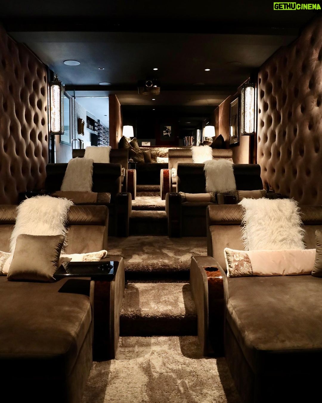 Lisa Vanderpump - 58.1K Likes - Love our new sexy refurbished media room and wine cellar 😍 Thank you @elitehts for making these beautiful chairs (and thank you Tara - dealing with an obsessively compulsive designer is not easy but you made it so!) and of course @vanderpumpalain for the stunning lights. #VanderpumpAlain #FauxFur
