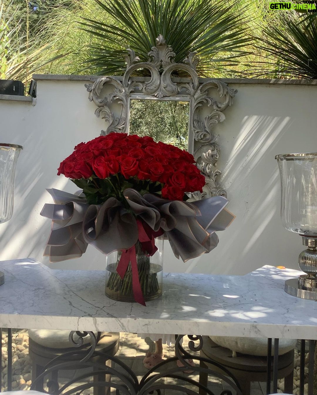 Lisa Vanderpump Instagram - Seeing red today… #rubyweddinganniversary #rosè #life