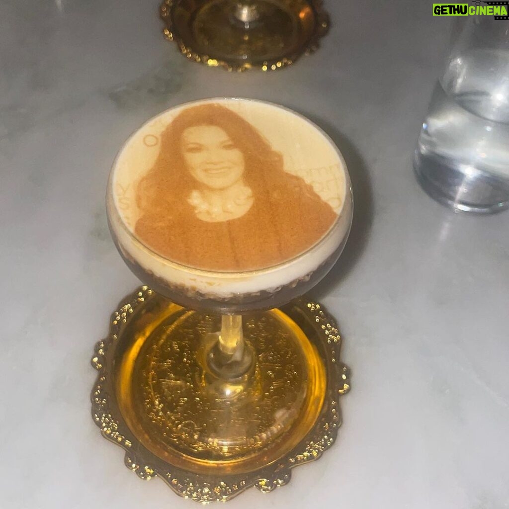 Lisa Vanderpump Instagram - If it’s got my face on it I have to drink it #danterestaurant