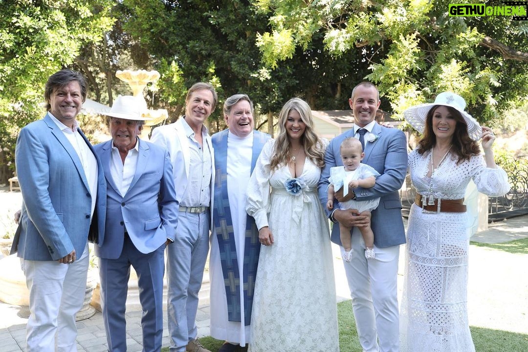 Lisa Vanderpump Instagram - The Christening of my darling little Teddy Paws 🕊💕