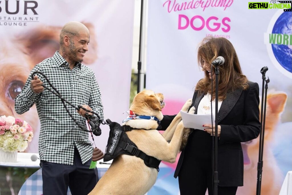 Lisa Vanderpump Instagram - Jump in, we’re going to World Dog Day! 🐾 Thank you so much to everyone who came out to support our @VanderpumpDogs 6th Annual World Dog Day this Saturday, co-sponsored by City West Hollywood (@wehocity) and presented by @nutrisourcepetfoods ! It’s been wonderful to be able to host events again to raise awareness about our fight to end global dog abuse, and to raise critical funds to end the mistreatment of dogs worldwide. Thank you to our sponsors @nutrisourcepetfoods @surrules @hillsfood @mashvet @poshpuppy @minnidip @greendogdental @pumprestaurant @tomtom @theabbeyweho - having everyone’s support means so much. I’d like to thank all of our amazing vendors, @paigeharbisonart @thepicnicstyle @justfoodfordogs @gaybors.agency @farmfreshtoyou @mybenebone @mobilityservicedogs @tiffany_dnaka_ @fujifilmx_us @healthypawsherbals @sophies_sweetcakes @wagcityclothing @sundaysfordogs @freshpatch @brutusbroth @santamonicapaws @eddievalentinfashion ! A special thank you, @drinkspindrift @drinkvina @butterypopcornco @estherbrophoenix @minnidip @shishishikevinlee & @poshpuppy for generously donating items to make our event a success! Thank you to those who donated to our Raffle as well, @minnidip @petplaysf @sophies_sweetcakes @freshpatch @dylanscandybar @fujifilmx_us @dogtv @paworiginal @mixlabrx @planopaws @chaserbrand @paigeharbisonart @wagcityclothing @airvet @sundaysfordogs @tiffany_dnaka_ @thedaftdoodleco Thank you @lancebass @michaelturchinart for MCing, @scheana @raquelleviss @dr.evanantin @jorge_bendersky for judging our doggy fashion show! And thank you to all our friends who showed up to support like @trixiemattel @tomsandoval1 @twschwa @arianamadix @musickillskate @kymwhitley @brock__davies Last but certainly not least, a very big thank you to all our volunteers (some even flew in from out of state!) who donated their time and efforts to helping make our day a huge success! We couldn’t have done it without you! To everyone else who has helped us along this journey THANK YOU! We are only able to do what we do, because of amazing people like YOU! 🐶🌎💗 (📸: @nikkiryanphotography & @edmundprieto )
