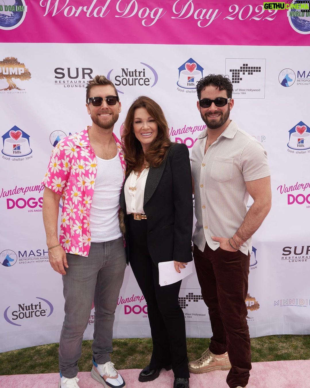 Lisa Vanderpump Instagram - Thank you so much to everyone who came out to support @vanderpumpdogs World Dog Day this year, co-sponsored by @wehocity , and presented by @nutrisourcepetfoods . It’s been a very challenging time, with so much sadness prevalent in the world right now, and it’s made us appreciate our furry friends even more. So much work goes into planning our events to raise awareness about our fight to end global dog abuse, so to have everyone’s support means so much. Thank you @lancebass @michaelturchinart for MCing, @scheana @raquelleviss @dr.evanantin @jorge_bendersky for judging our doggy fashion show! And thank you to my friend @trixiemattel for your support, and for everyone who showed up! @tomsandoval1 @twschwa @arianamadix @musickillskate @kymwhitley 📸 by @nikkiryanphotography & @edmundprieto