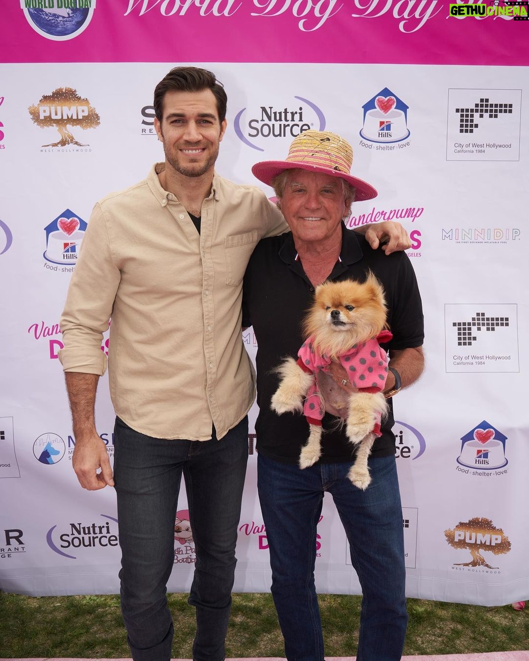 Lisa Vanderpump Instagram - Thank you so much to everyone who came out to support @vanderpumpdogs World Dog Day this year, co-sponsored by @wehocity , and presented by @nutrisourcepetfoods . It’s been a very challenging time, with so much sadness prevalent in the world right now, and it’s made us appreciate our furry friends even more. So much work goes into planning our events to raise awareness about our fight to end global dog abuse, so to have everyone’s support means so much. Thank you @lancebass @michaelturchinart for MCing, @scheana @raquelleviss @dr.evanantin @jorge_bendersky for judging our doggy fashion show! And thank you to my friend @trixiemattel for your support, and for everyone who showed up! @tomsandoval1 @twschwa @arianamadix @musickillskate @kymwhitley 📸 by @nikkiryanphotography & @edmundprieto