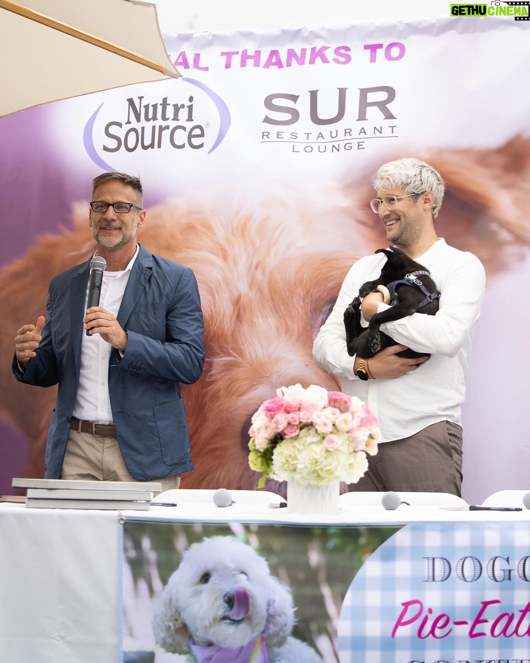 Lisa Vanderpump Instagram - Thank you so much to everyone who came out to support @vanderpumpdogs World Dog Day this year, co-sponsored by @wehocity , and presented by @nutrisourcepetfoods . It’s been a very challenging time, with so much sadness prevalent in the world right now, and it’s made us appreciate our furry friends even more. So much work goes into planning our events to raise awareness about our fight to end global dog abuse, so to have everyone’s support means so much. Thank you @lancebass @michaelturchinart for MCing, @scheana @raquelleviss @dr.evanantin @jorge_bendersky for judging our doggy fashion show! And thank you to my friend @trixiemattel for your support, and for everyone who showed up! @tomsandoval1 @twschwa @arianamadix @musickillskate @kymwhitley 📸 by @nikkiryanphotography & @edmundprieto