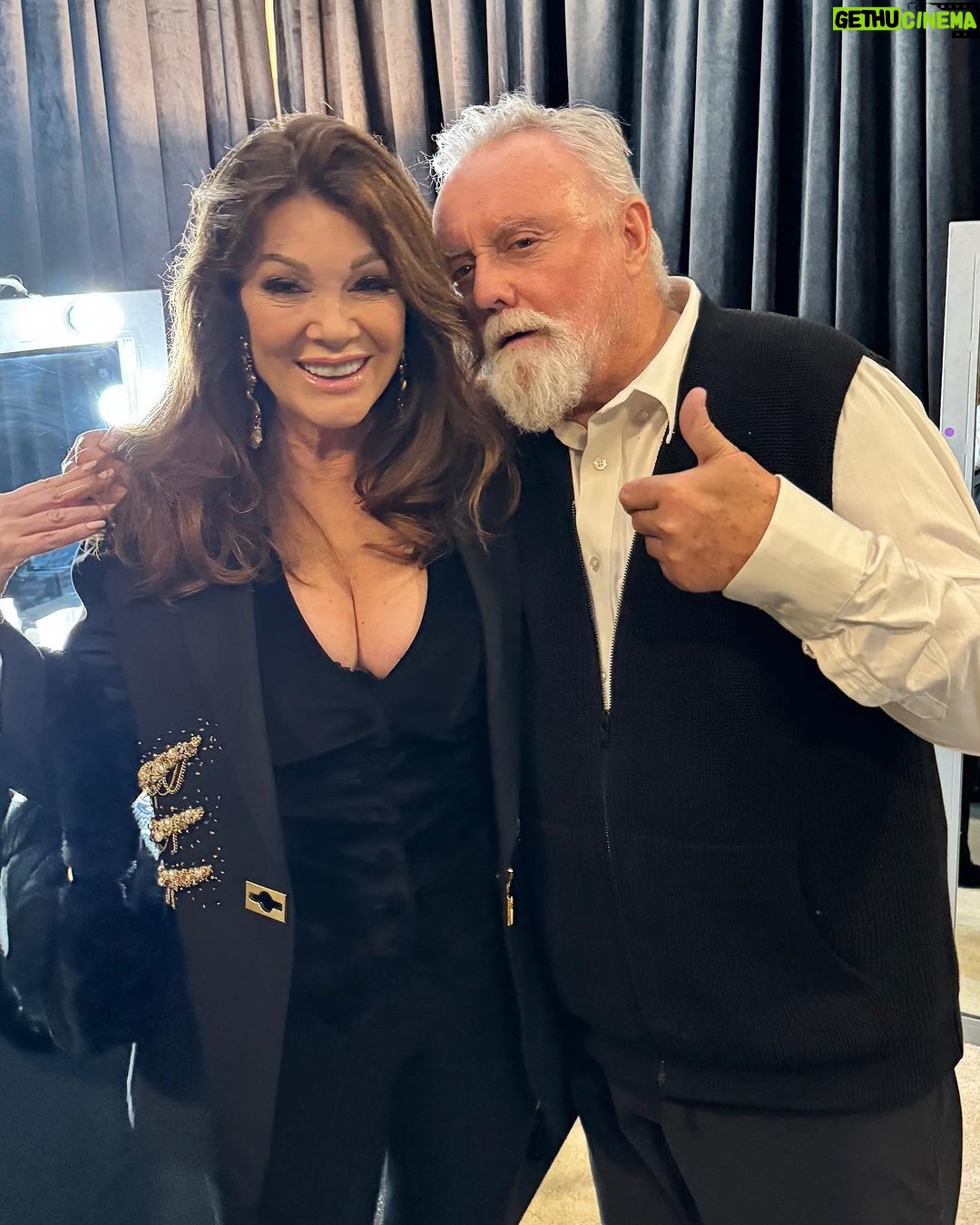 Lisa Vanderpump Instagram - Agh my dear friend for sooo many years @rogertaylorofficial #queen knocked it out the park last night! @adamlambert woo hoo!