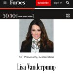 Lisa Vanderpump Instagram – Thank you @forbes ! At least there’s some benefit to getting older 😂 (link in stories)