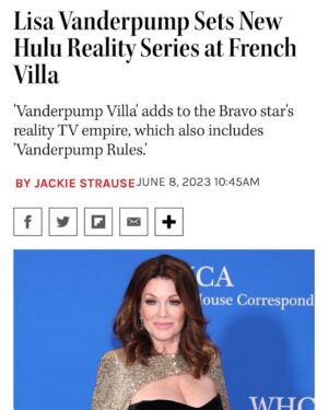 Lisa Vanderpump Instagram - Ahhhh it’s coming ! #VanderpumpVilla @hollywoodreporter