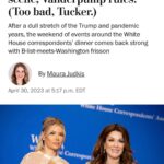 Lisa Vanderpump Instagram – Thank you Washington! What an honor to attend the White House Correspondents’ Dinner – thank you to the @dailymail for having us! Link in stories for the whole @washingtonpost article!