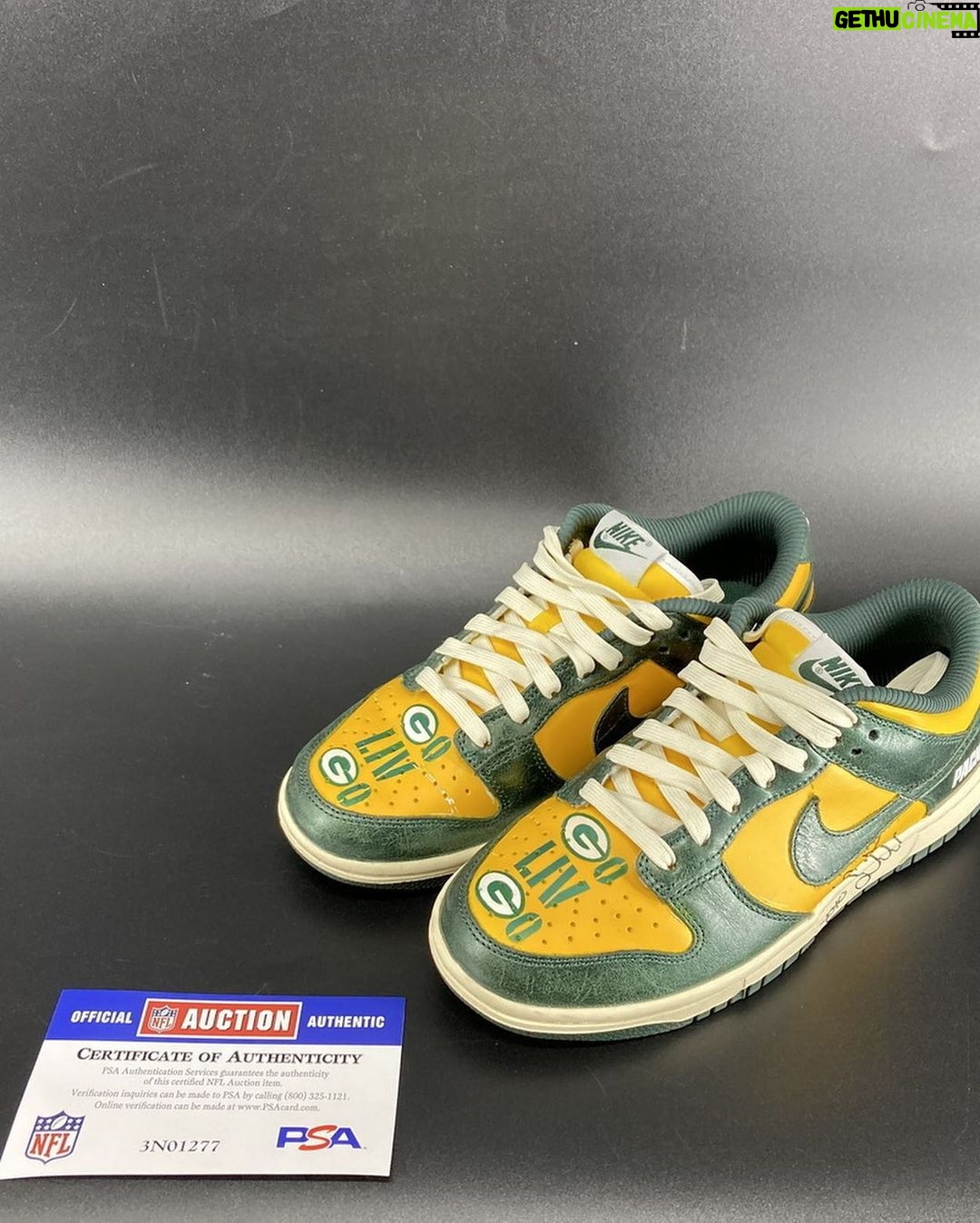 Liv Morgan Instagram - This year, I am joining the @packers for the @nfl My Cause My Cleats campaign πππ§β¨ You can now bid on my custom worn & autographed LivxPackers themed Nike dunks that I wore the the Packers *winning* game π where 100% of the proceeds are going to be donated to The Boys and Girls Club β¨ The Boys and Girls Club mission is to help enable all young people across the world to reach their full potential. They create equal opportunities and experiences for youth despite who they are, where they come from, & what their circumstances are π«Ά If you can, Bid now π₯°π https://nflauction.nfl.com/iSynApp/auctionDisplay.action?sid=1100783&auctionId=&selectedCatId=-1