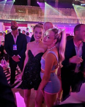 Gionna Daddio Instagram - These Barbie’s are besties 👯‍♀️

#barbiemovie