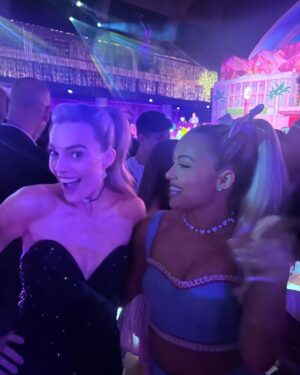 Gionna Daddio Instagram - These Barbie’s are besties 👯‍♀️

#barbiemovie