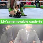 Liv Morgan Instagram - @michaelcole’s reaction to @yaonlylivvonce’s cash-in at last year’s #MITB was EVERYTHING