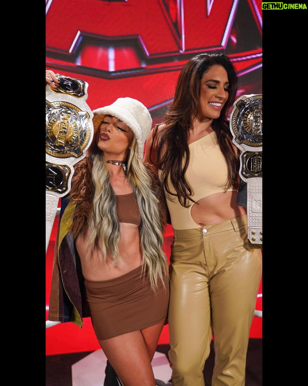 Liv Morgan Instagram - Your WWE Women’s Tag Team Champions ✨