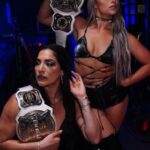 Liv Morgan Instagram - Your WWE Women’s Tag Team Champions 🖤😉 @raquelwwe