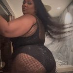 Lizzo Instagram - Nearly naked @yitty on my body