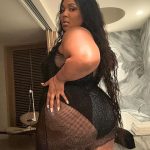 Lizzo Instagram - Nearly naked @yitty on my body