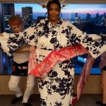 Lizzo Instagram - When @eriishizu told me her mother wanted to custom make a Yukata for me and Myke—I was so honored I couldn’t refuse. As a guest in Japanese culture I am in awe of the intricacies and detail that go into this garment. @fujito55 あなたはすごいです！ 💖Arigato gozaimasu 💖