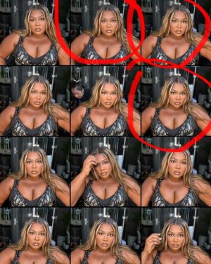 Lizzo Instagram - Mom DONT look at the 2nd slide — JUST LIKE THE 1st PIC and SCROLL AWAY 😫